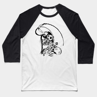 Roach Cyber Girl Baseball T-Shirt